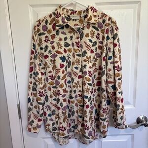 Lemon Grass Leaf Patterned shirt